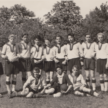 Jugendmannschaft von Motor Mögelin – Kreismeister 1956