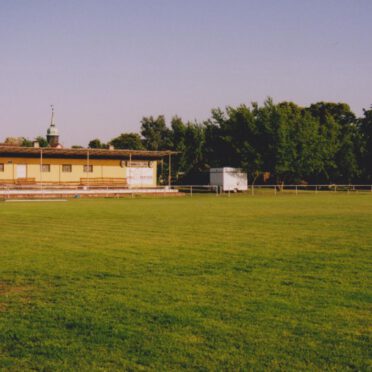 Historische Ansicht des neuen Mögeliner Sportplatzes