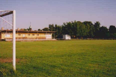Historische Ansicht des neuen Mögeliner Sportplatzes
